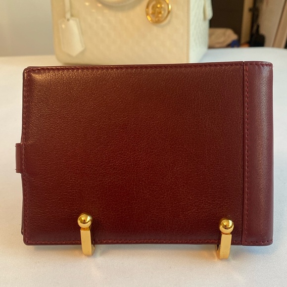 Gucci • Bordeaux Leather Wallet *Unisex* - Picture 3 of 17